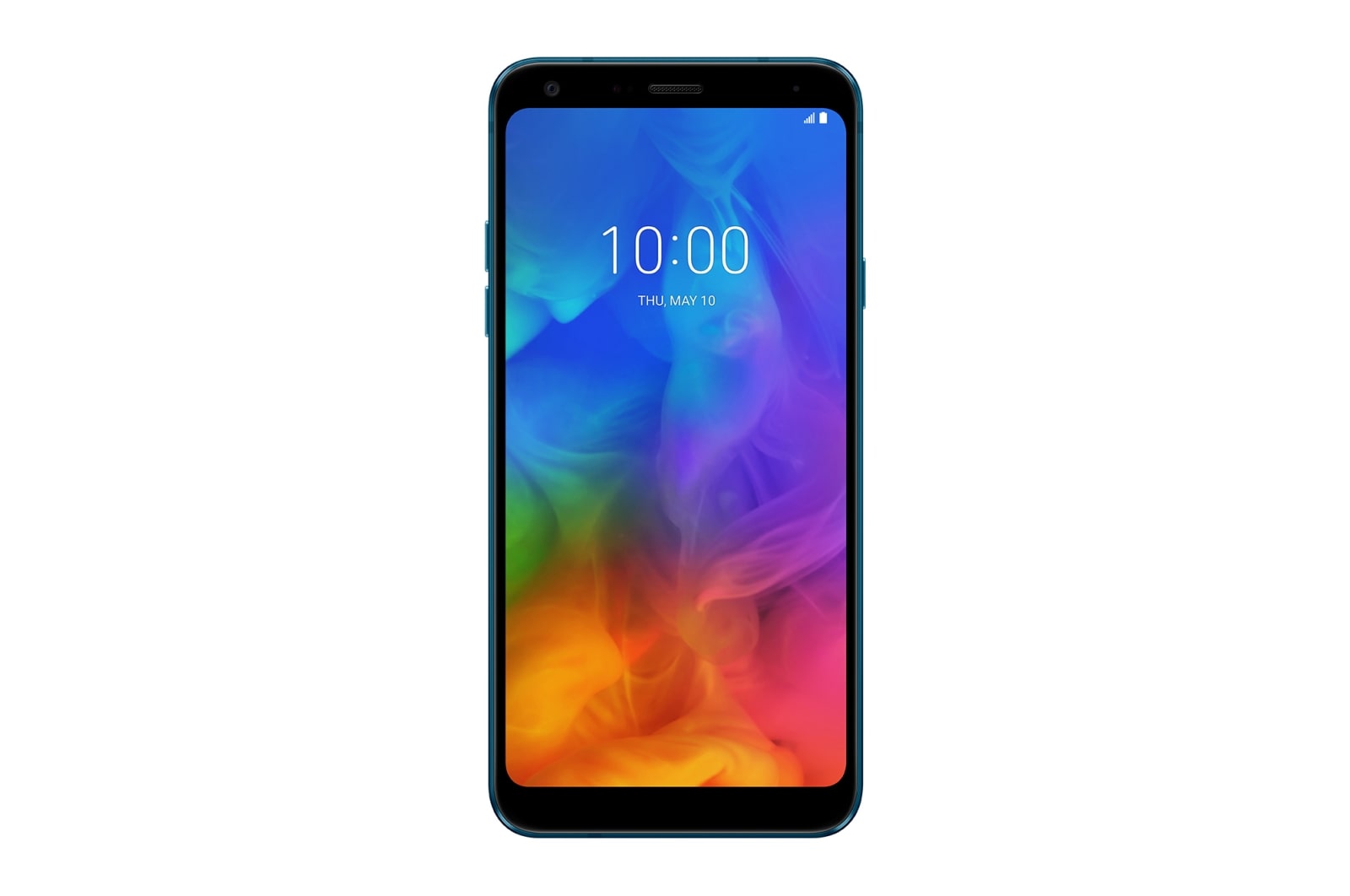 Front view of LG Q7 LMQ610FS