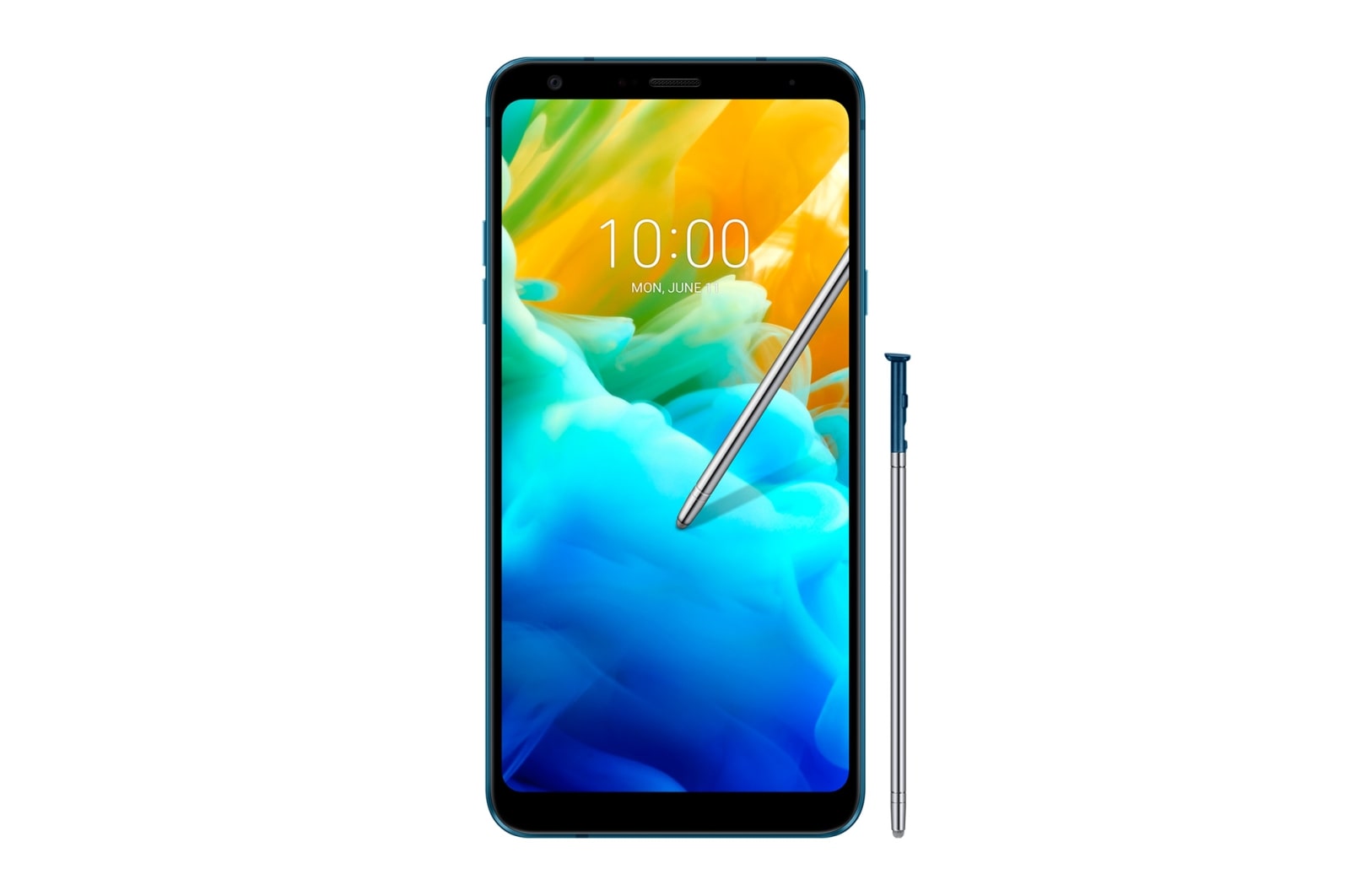 Front view of LG Q Stylus α LMQ710HS