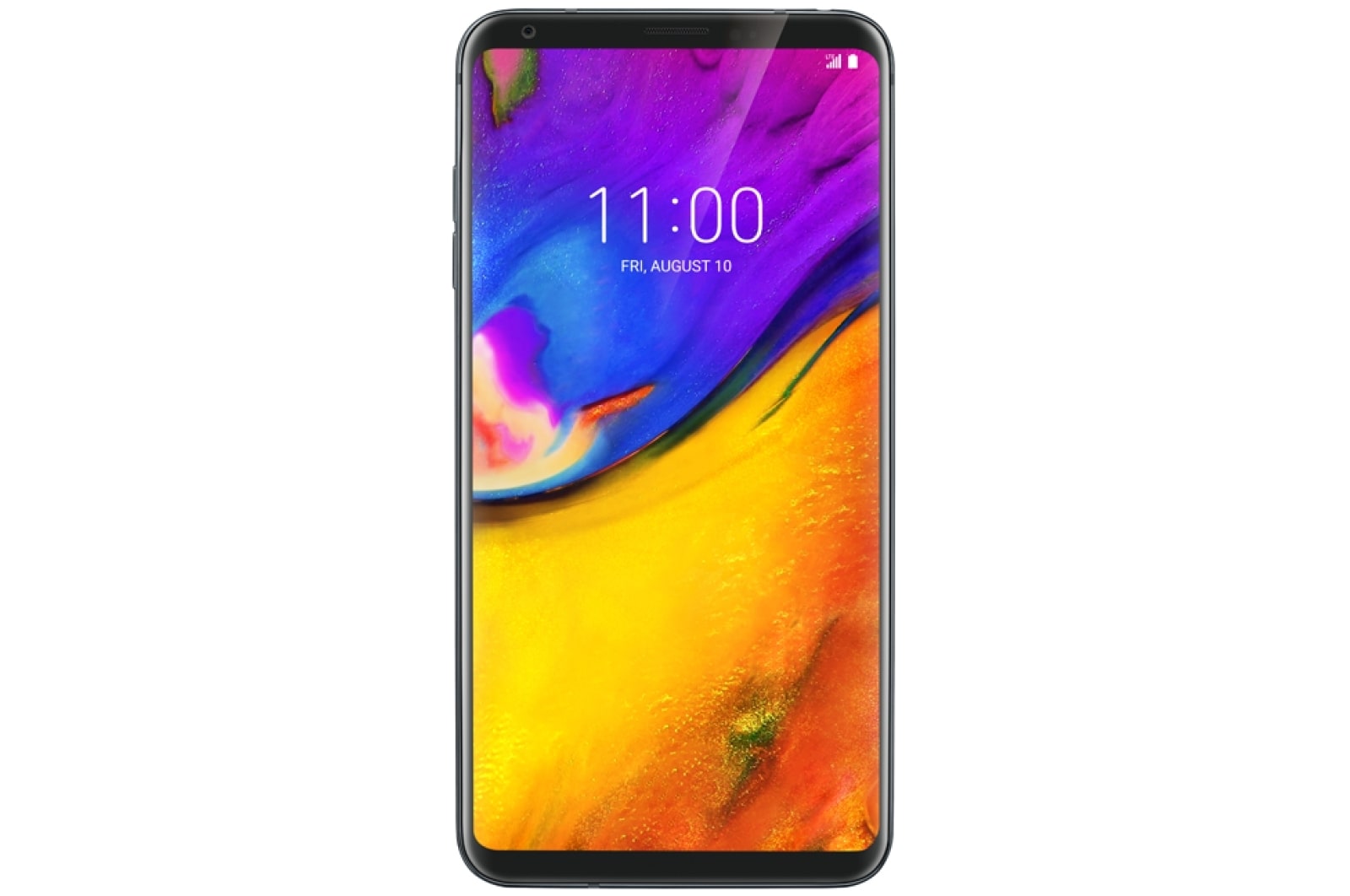 Front view of LG V35 ThinQ LMV350EM
