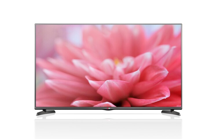 Front view of LG CINEMA 3D TV with IPS panel 42LB6200