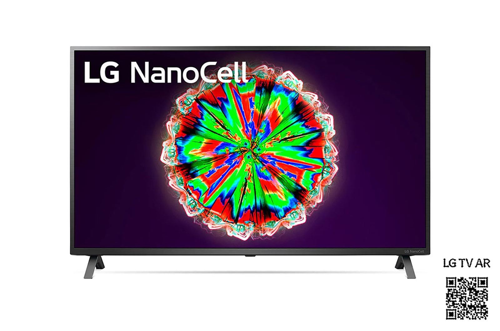 Front view of TV 65'' | NanoCell TV | Ultra HD | UHD 4K SMART TV | Colores Puros en 4K Real | Procesador α5 4K | ThinQ™ AI | Experiencia de cine | Entretenimiento sin limites 65NANO79SNA