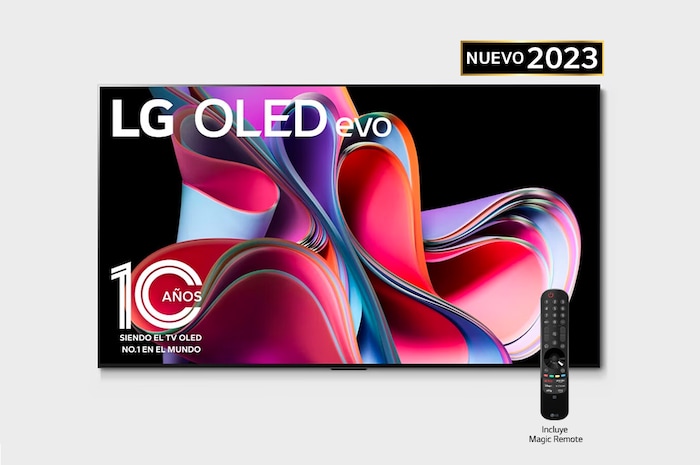 LG Pantalla LG OLED evo 77" G3 4K SMART TV con ThinQ AI, OLED77G3PSA