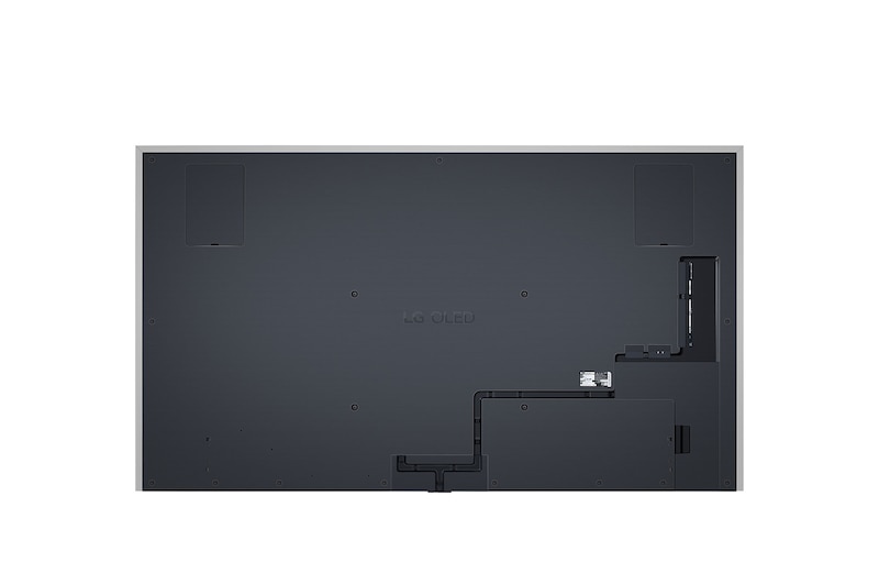 Primer plano del LG OLED evo TV, OLED G4 con el borde superior ultrafino