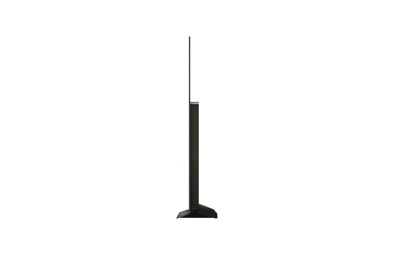 Vista lateral del LG OLED C4 fijado a la pared con el Synergy Bracket