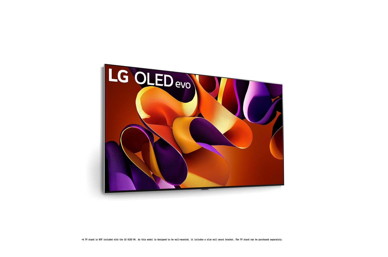 Vista trasera del LG OLED evo TV, OLED G4