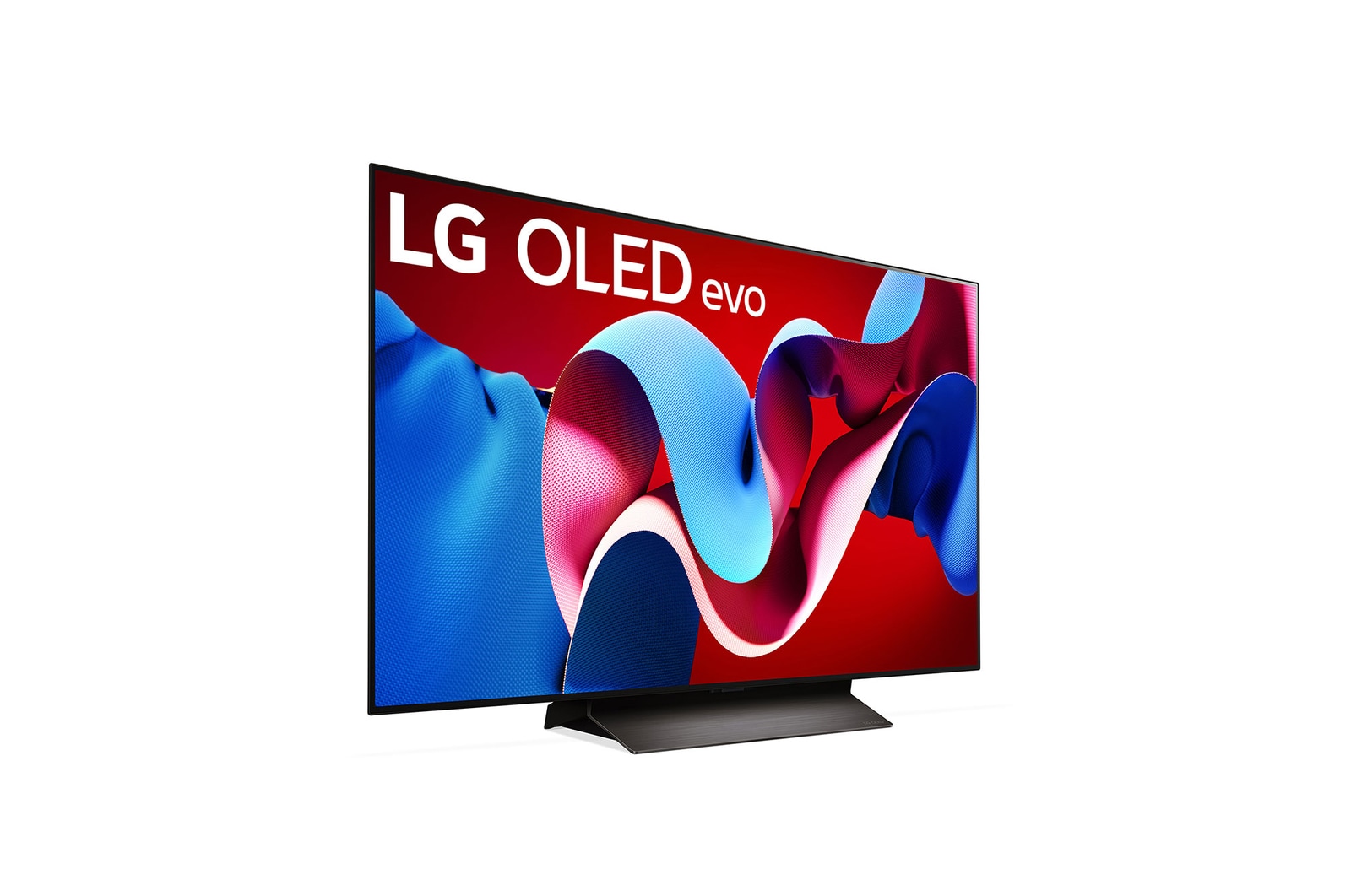 Slightly-angled left-facing side view with the Soundbar below