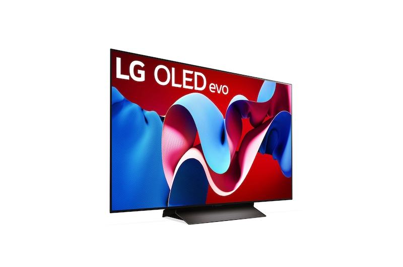 Slightly-angled left-facing side view with the Soundbar below