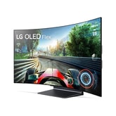 Televisor OLED FLEX 42" Smart TV con Pantalla flexible para juegos