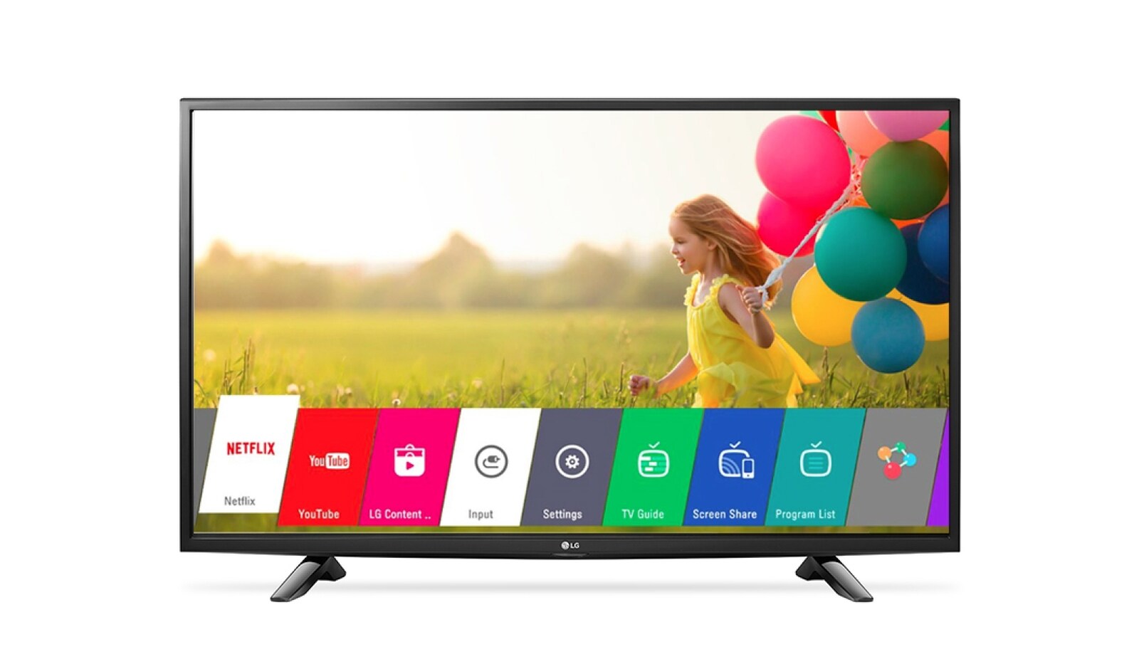Front view of LG LED Smart Full HD 49LH5700 49LH5700