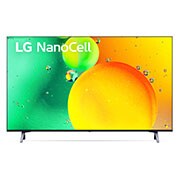 LG NanoCell TV 50'' NANO75 4K UHD SMART TV con ThinQ AI (Inteligencia Artificial), Procesador Inteligente α5 gen5, 50NANO75SQA