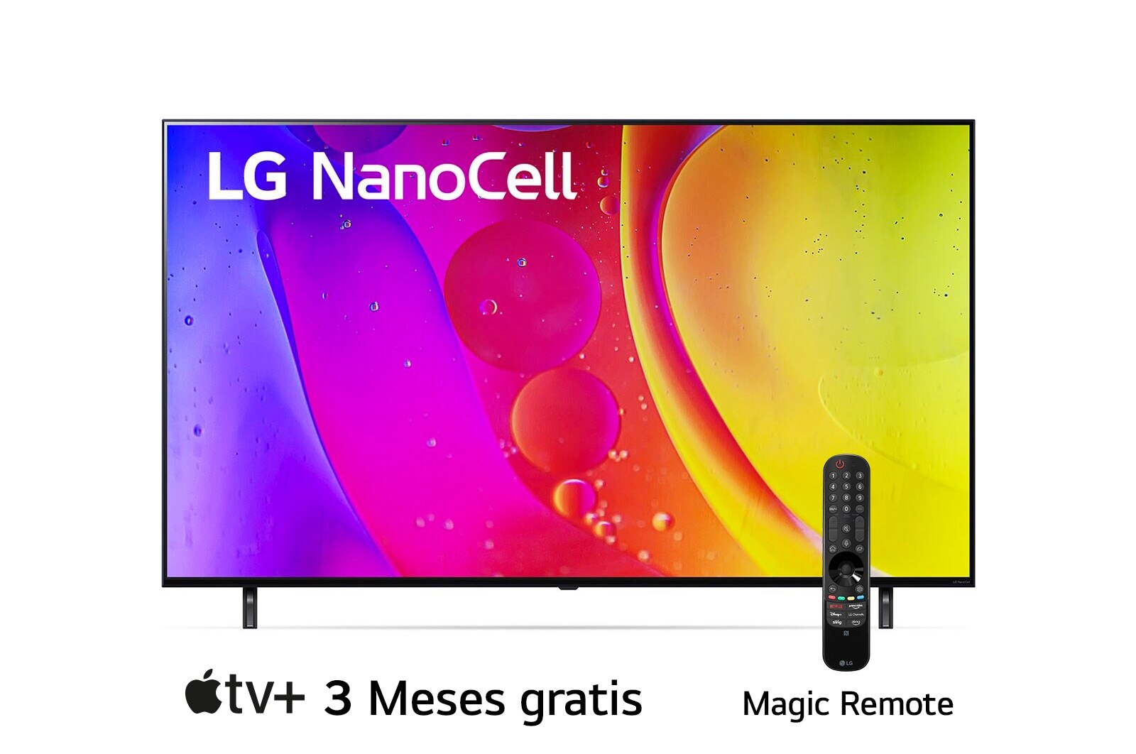 TV LG NanoCell 55'' 4K UHD -Procesador inteligente α5 Gen5 AI -Smart tv ...