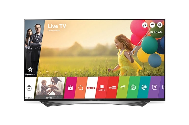 Front view of LG SUPER UHD TV 79UH9530