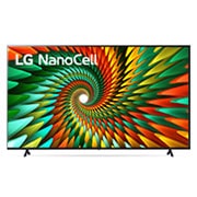 Vista frontal del televisor LG NanoCell