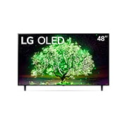 LG OLED 48'' A1 4K Smart TV con ThinQ AI (Inteligencia Artificial), Procesador α7 Gen4 AI, OLED48A1PSA