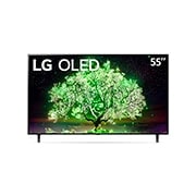 LG OLED 55" A1 4K Smart TV con ThinQ AI (Inteligencia Artificial), Procesador α7 Gen4 AI , OLED55A1PSA
