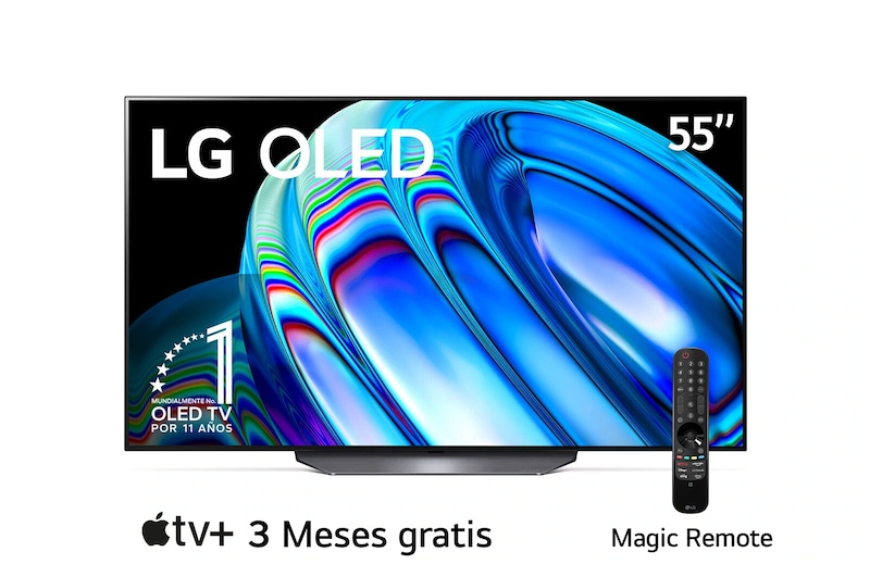 LG  LG OLED 55'' B2 Smart TV con ThinQ AI (Inteligencia Artificial), OLED55B2PSA