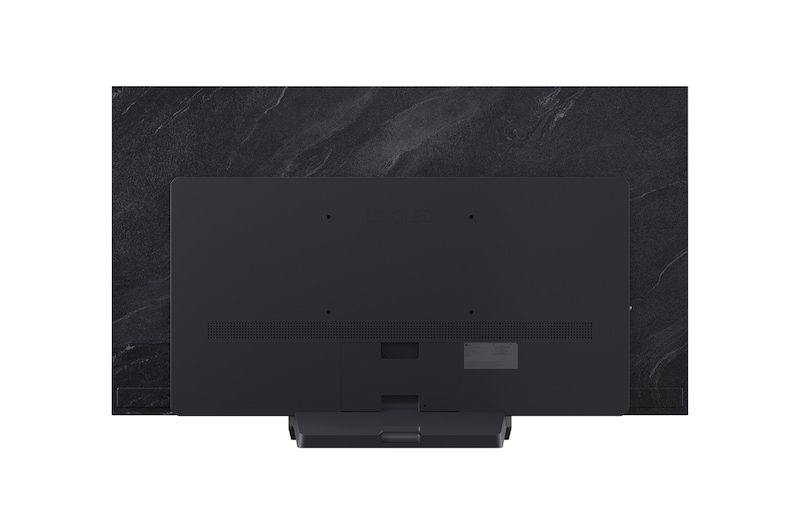 Vista trasera de la Smart TV LG OLED evo AI C5 4K.