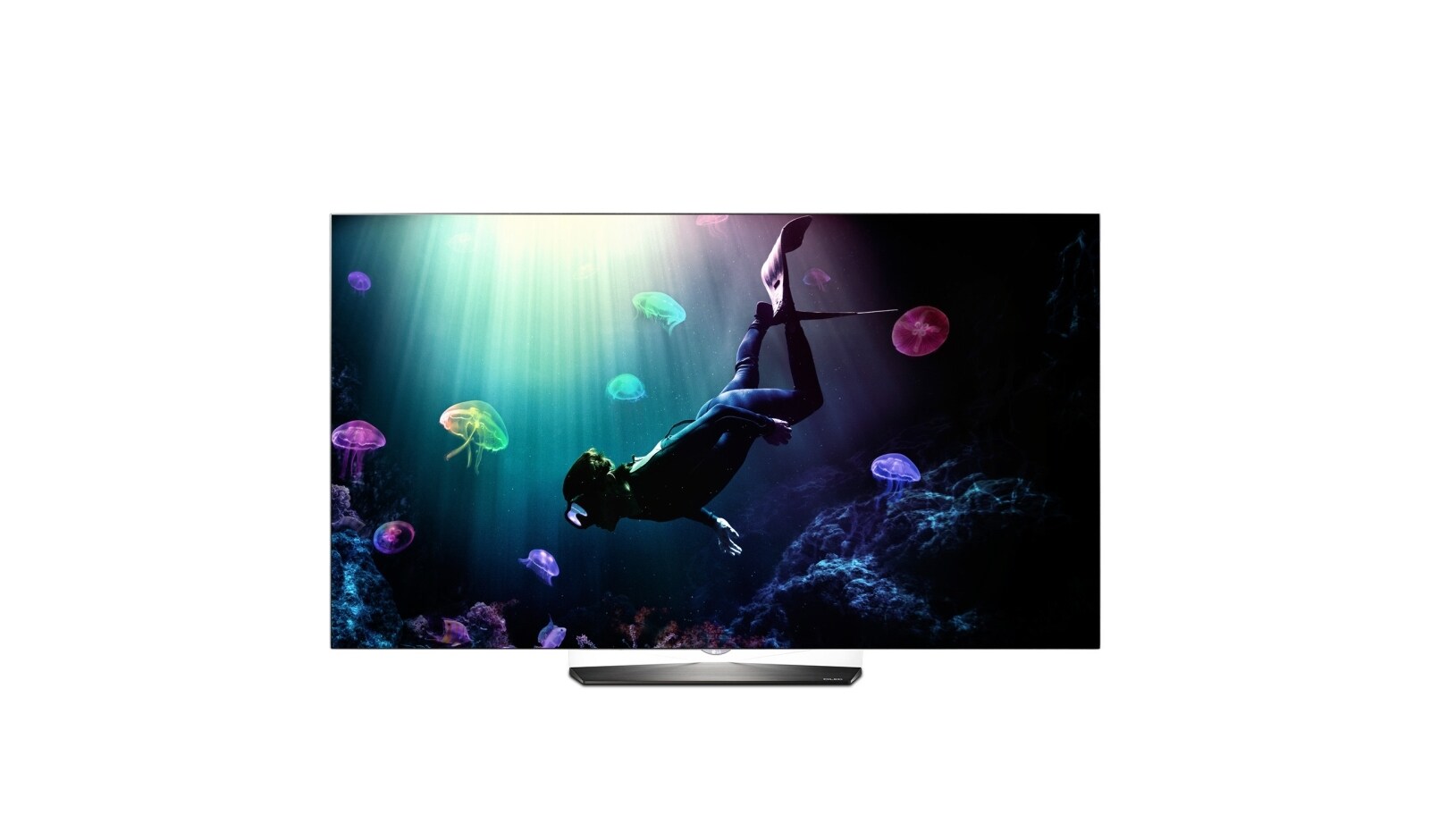Front view of LG OLED TV OLED65B6P