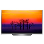 Front view of OLED 65&#34;- HDR Dolby Vision &#43; Technicolor - Procesador Alpha9 - Sonido Dolby Atmos OLED65E8PUA