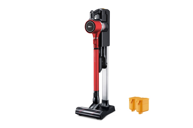 LG Promoción A9 + Total Care Kit Gratis LG CordZero™ A9 Aspiradora de Mano Inalámbrica - Rojo Matte  CordZero mantiene tu hogar libre de bacterias, A905RM.BBRELGA