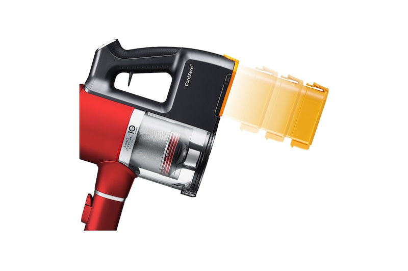 LG Promoción A9 + Total Care Kit Gratis LG CordZero™ A9 Aspiradora de Mano Inalámbrica - Rojo Matte  CordZero mantiene tu hogar libre de bacterias, A905RM.BBRELGA