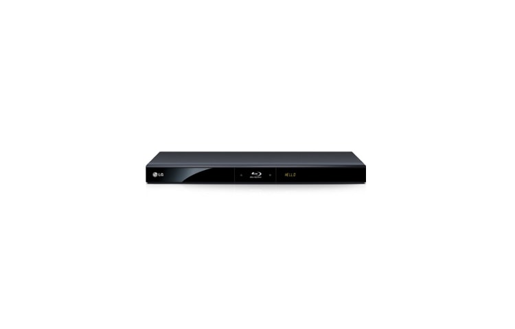 Front view of Con el reproductor Blu-ray BD550 de LG, tienes motivos de sobra para reír. BD550