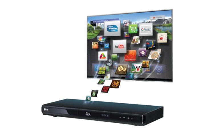 LG Reproductor Blu-ray 3D en alta definición., BD670