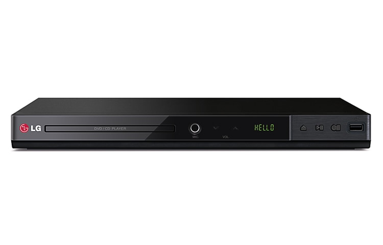 Front view of 360mm DVD player with USB\t DP437