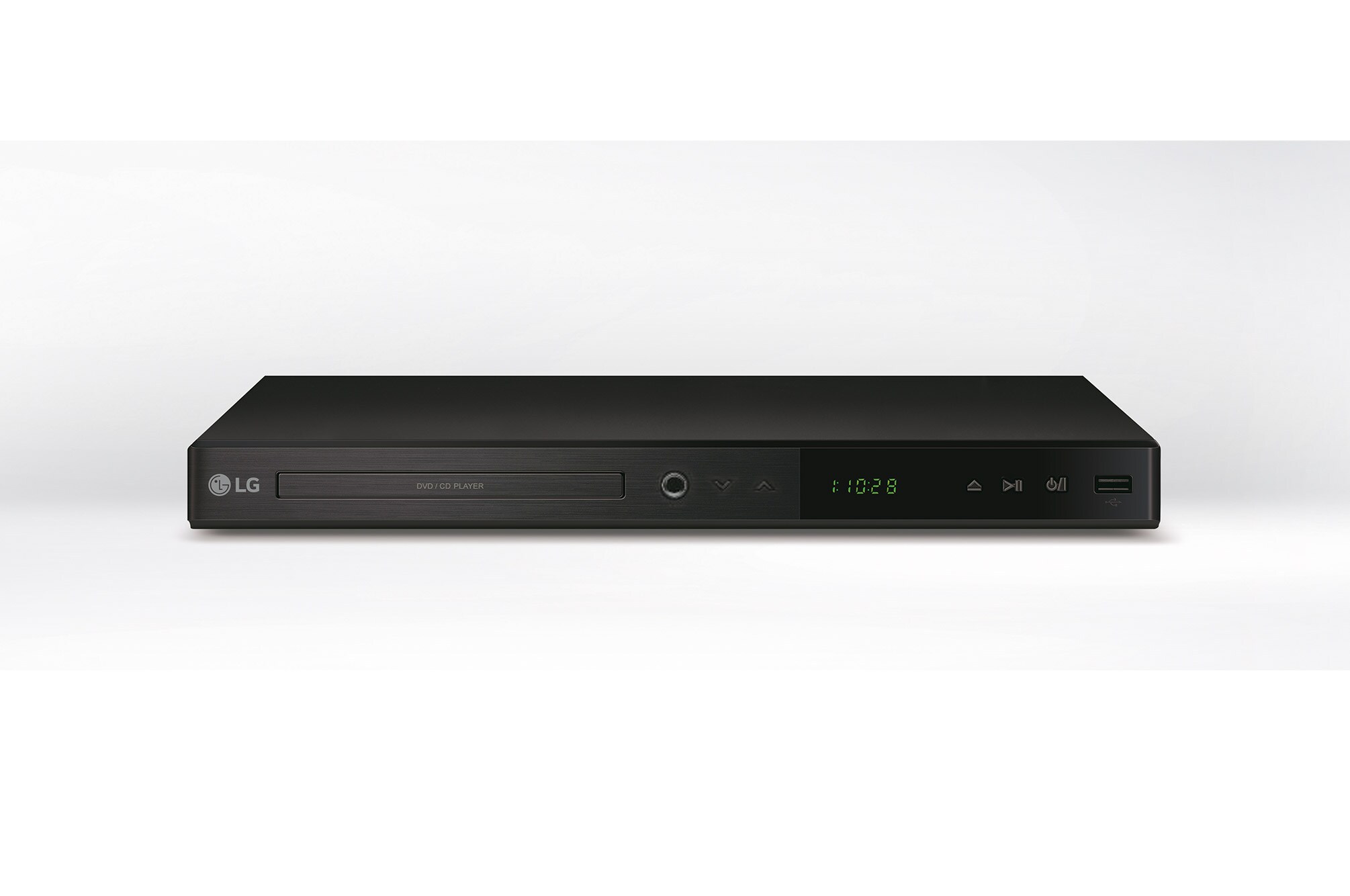Front view of Reproductor de DVD LG DP547 con USB Direct Recording y Karaoke DP547