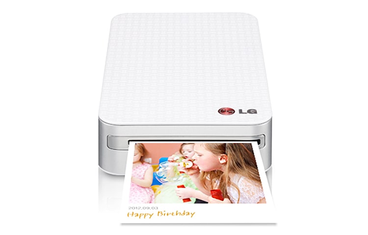 LG Impresora Portátil POCKET PHOTO con Tecnologia ZINK (sin tinta), Con soporte para Bluetooth, Función de generador de código QR ​​y NFC., PD233