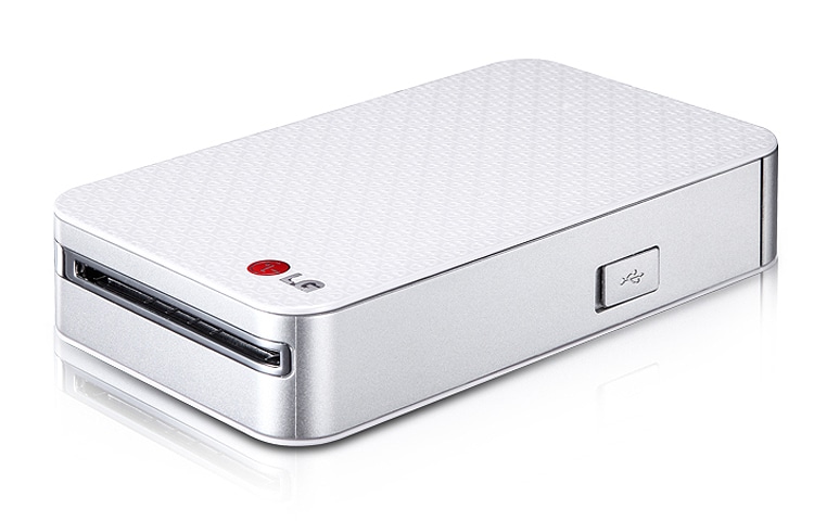 LG Impresora Portátil POCKET PHOTO con Tecnologia ZINK (sin tinta), Con soporte para Bluetooth, Función de generador de código QR ​​y NFC., PD233