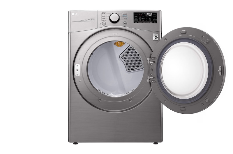 LG Secadora Eléctrica Carga Frontal 20kg Smart Diagnosis, Color Silver, DF20VV2WE