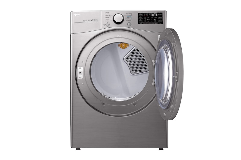 LG Secadora Eléctrica Carga Frontal 20kg Smart Diagnosis, Color Silver, DF20VV2WE