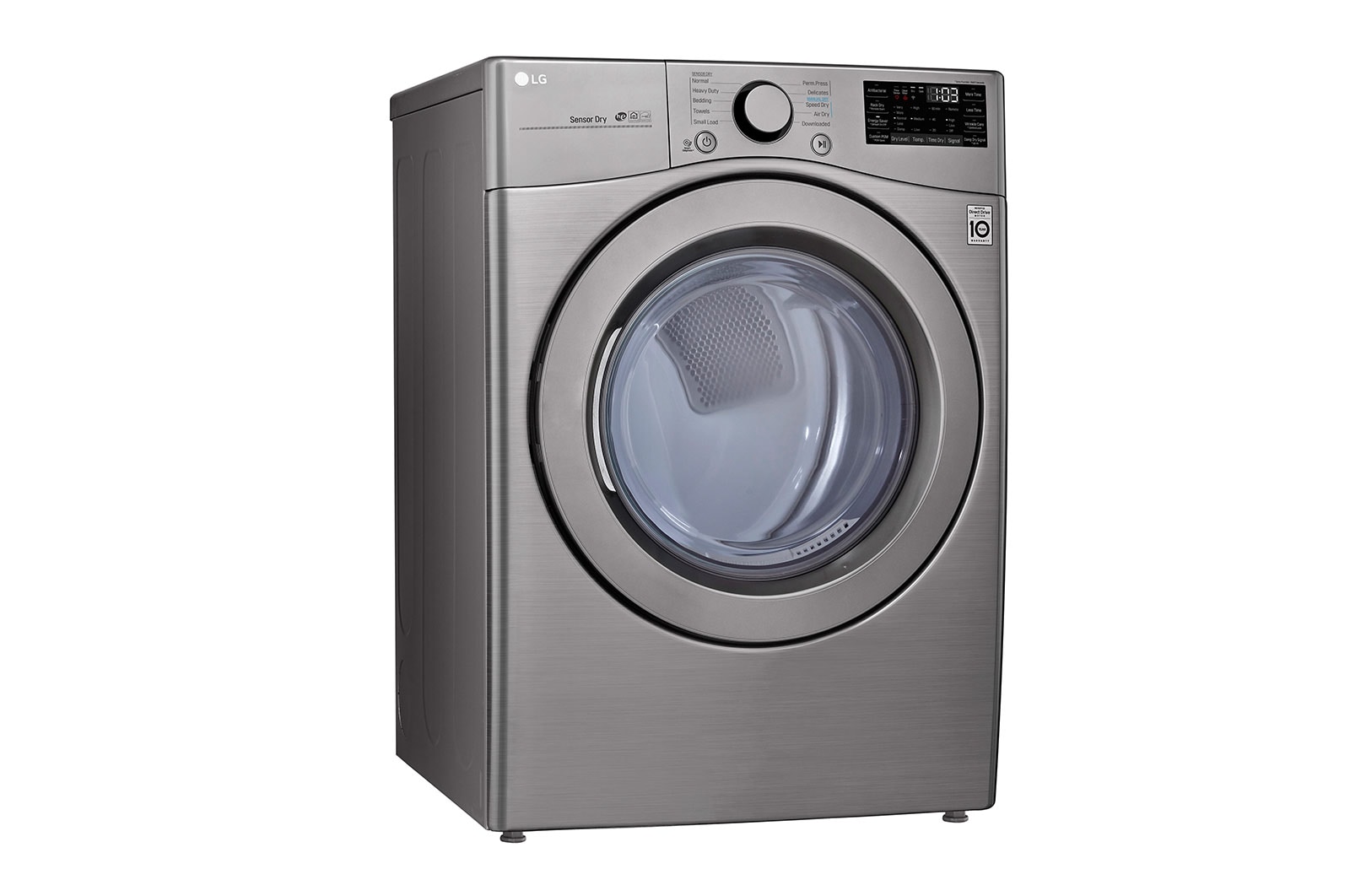LG Secadora Eléctrica Carga Frontal 20kg Smart Diagnosis, Color Silver, DF20VV2WE