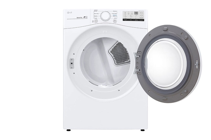 LG 20kg Secadora a Gas de Carga Frontal & Smart Diagnosis, Color Blanco, DF20WV2W
