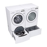 LG 20kg Secadora a Gas de Carga Frontal & Smart Diagnosis, Color Blanco, DF20WV2W