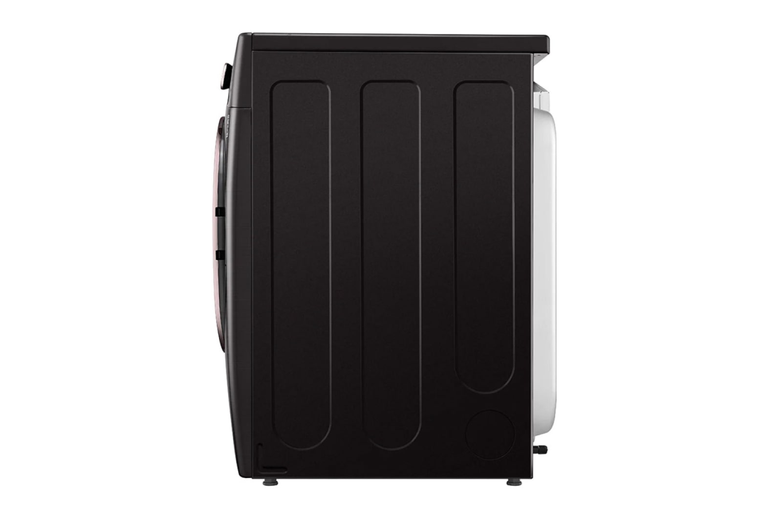 LG 22kg Secadora a Gas de Carga Frontal con TurboSteam™ & SmartThinQ(Wi-Fi), Color Acero Negro, DF22BV2BR