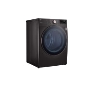 LG 22kg Secadora a Gas de Carga Frontal con TurboSteam™ & SmartThinQ(Wi-Fi), Color Acero Negro, DF22BV2BR