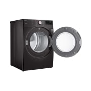 LG 22kg Secadora a Gas de Carga Frontal con TurboSteam™ & SmartThinQ(Wi-Fi), Color Acero Negro, DF22BV2BR