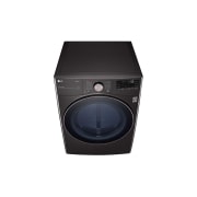 LG 22kg Secadora a Gas de Carga Frontal con TurboSteam™ & SmartThinQ(Wi-Fi), Color Acero Negro, DF22BV2BR