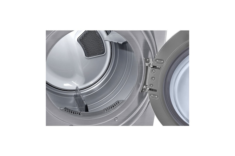 LG 22kg Secadora Electrica de Carga Frontal con Vapor & SmartThinQ(Wi-Fi), Color Acero, DF22VV2SBE