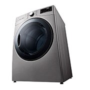 LG 22kg Secadora Electrica de Carga Frontal con Vapor & SmartThinQ(Wi-Fi), Color Acero, DF22VV2SBE