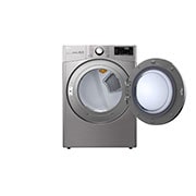LG 22kg Secadora Electrica de Carga Frontal con Vapor & SmartThinQ(Wi-Fi), Color Acero, DF22VV2SBE