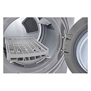 LG 22kg Secadora Electrica de Carga Frontal con Vapor & SmartThinQ(Wi-Fi), Color Acero, DF22VV2SBE