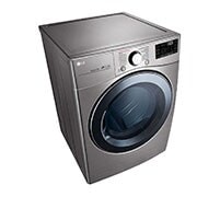LG 22kg Secadora Electrica de Carga Frontal con Vapor & SmartThinQ(Wi-Fi), Color Acero, DF22VV2SBE