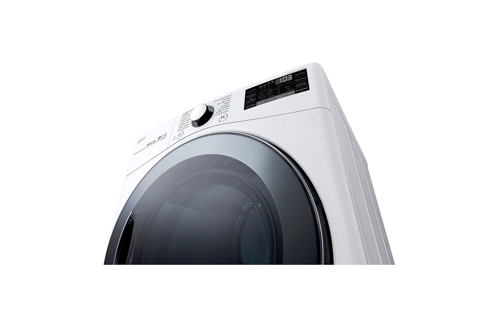 LG Secadora a Gas Carga Frontal 22kg, Sensor de Secado, ThinQ™ - Blanco, DF22WV2BR.ABWEECD
