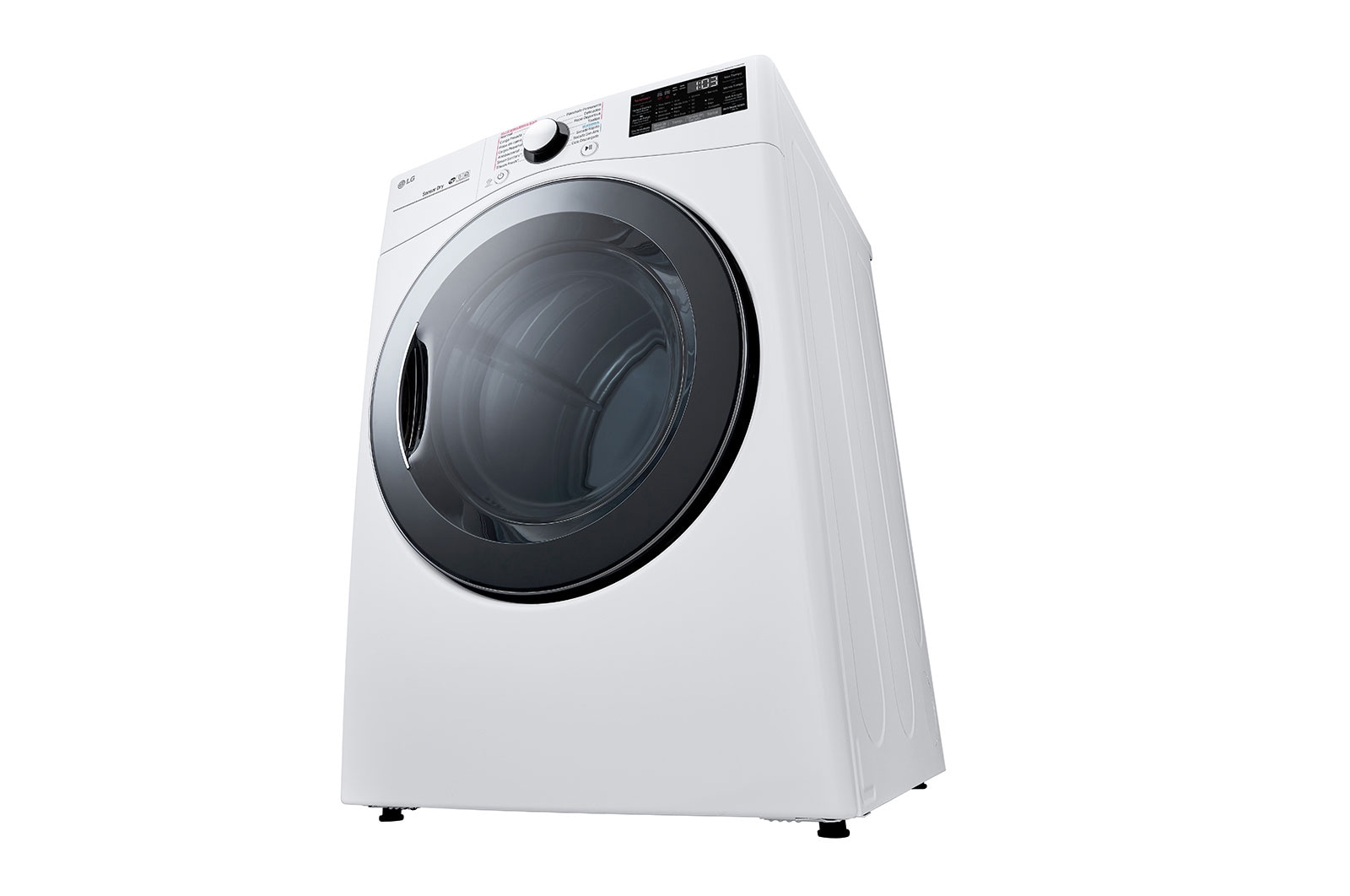 LG Secadora a Gas Carga Frontal 22kg, Sensor de Secado, ThinQ™ - Blanco, DF22WV2BR.ABWEECD