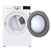 LG Secadora Carga Frontal con Sensor de secado Sensor Dry y conectividad ThinQ™ 22 Kg - Blanco, DF22WV2BR.ABWEECD