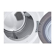 LG Secadora a Gas Carga Frontal 22kg, Sensor de Secado, ThinQ™ - Blanco, DF22WV2BR.ABWEECD