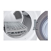 LG Secadora a Gas Carga Frontal 22kg, Sensor de Secado, ThinQ™ - Blanco, DF22WV2BR.ABWEECD